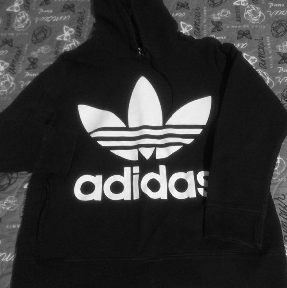ADIDAS sweatshirt with HOODIE - Picture 1 of 1